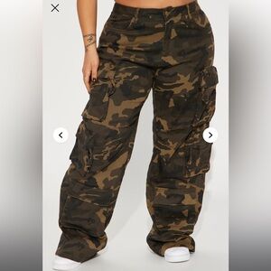 Fashion Nova Always Better Camo Cargo Pant